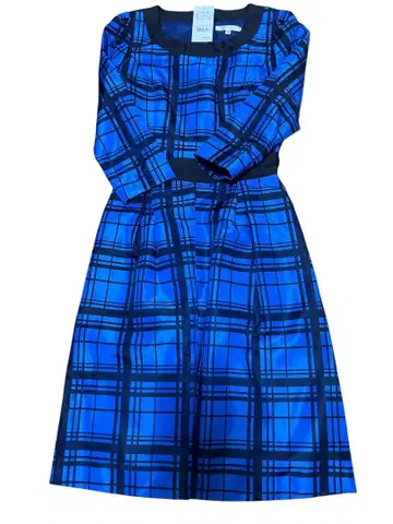 BONCERGE 체크 무늬 원피스 5호