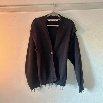 PERVERZE 가디건 블랙