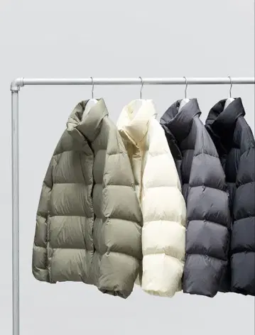 UNIQLO 파우더 소프트 다운 자켓 NANODESIGN 블랙 S