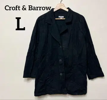 Croft & Barrow 블랙 자켓 [ L ] 코트 아우터 겉옷