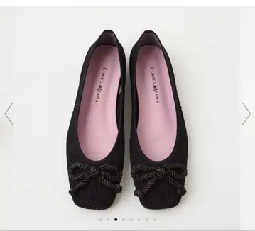 다이애나 이번 시즌 발레리나 니트 슈즈 블랙 니트