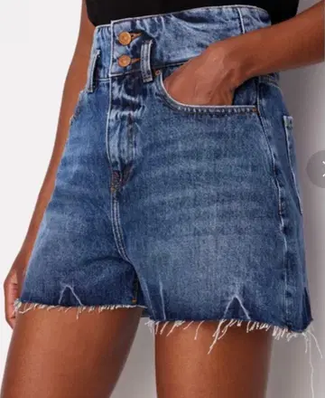 ARMANI EXCHANGE 하이웨스트 숏팬츠 28인치