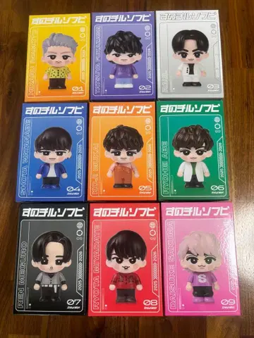 SnowMan 소프트 비닐 전 종류 세트