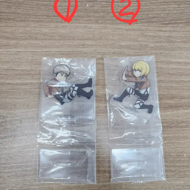 제일복권 진격의거인 아크릴 스탠드 H상 2개