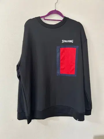 SPALDING 스펄딩 스웨트 셔츠 메쉬 포켓 XL