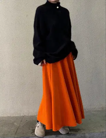 extream cashmere 익스트림 캐시미어 롱 스커트