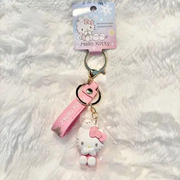 홋카이도 한정 시마연가 x 키티 러버 입체 키링 새상품 미사용 익명 배송