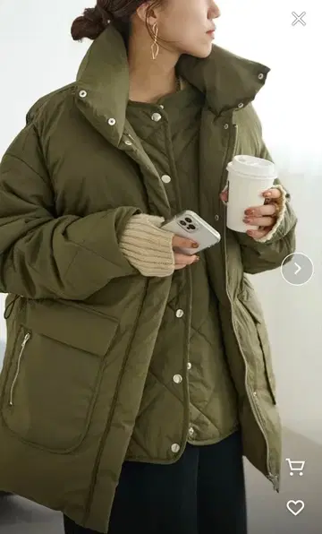 DISCOAT 3WAY 충전솜 레이어드 코트