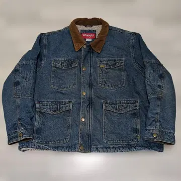 새상품급 Wrangler 보아 안감 데님 자켓 3XL