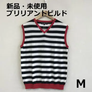 B1121A01 새상품 미사용 브릴리언트 빌드 골프 V넥 베스트