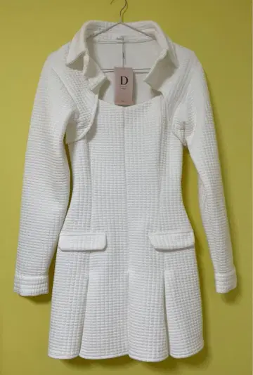 택 포함 새상품 Darich 원피스 화이트