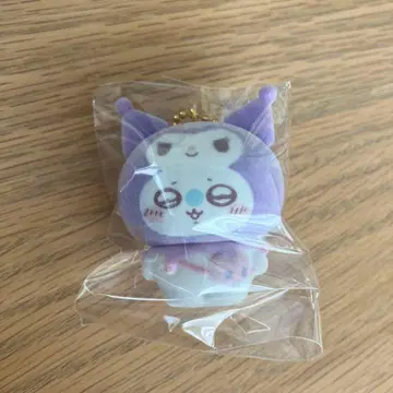 산리오 치이카와 시크릿 플로키 마스코트 참 쿠로미 모몽가