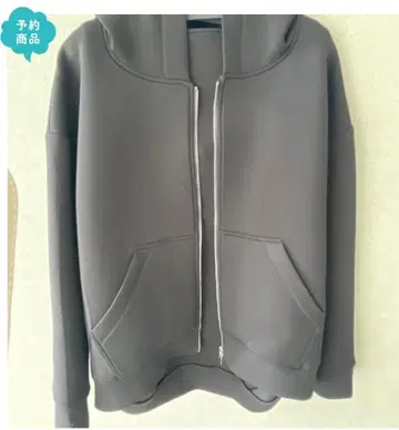 미개봉 새상품 Mal. 본딩 후드티 롱 기장/블랙