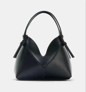 ZARA 자라 블랙 합성 피혁 토트백 2WAY