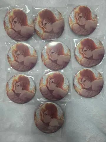 하나사토 미노리 8a 글리터 캔뱃지