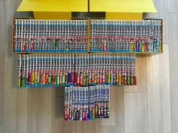 나루토 1~94권 스페어 바이크 3~14권 공식 팬북, 북케이스 포함