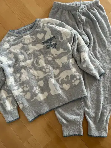 PEACH JOHN 스카이블루 휘핑 리 파자마 M/L