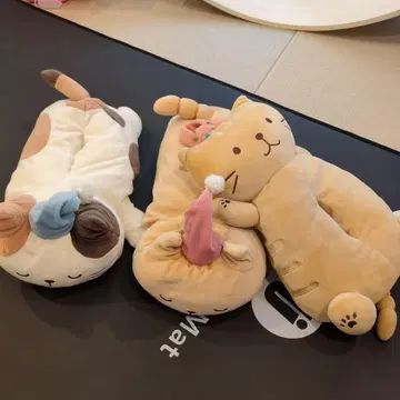 [레어] 후쿠후쿠 냥코 티슈 케이스 티슈 커버