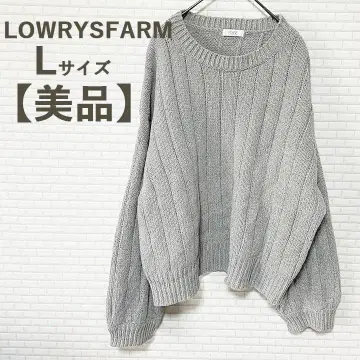 [인기 최고!] 로리즈팜 리브 니트 L 새상품급 1점 겨울 의류 스웨터
