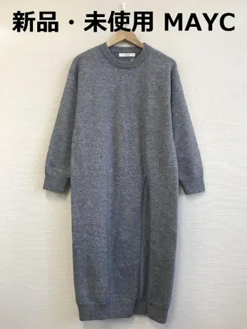 최종 H1121D08 새상품 미사용 [MAYC] 니트 롱 원피스