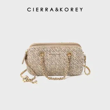 브라운 계열 숄더백