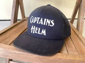 CAPTAINS HELM 캡틴스 헬름 메쉬 캡 블랙 트래커
