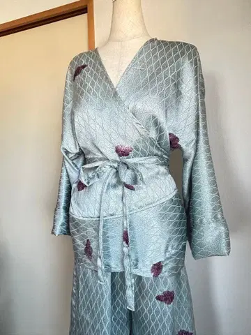 기모노 리메이크 실크 셋업