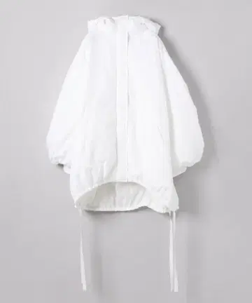 jeanasis 지나시스 몬스터 후드티 코트 화이트