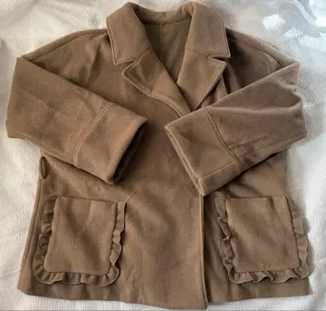 EMMA FLORES 에마 플로레스 브라운 코트 LL