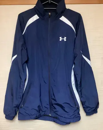 언더아머 SM 방한 윈드 브레이커 상하의 네이비 중고