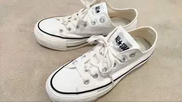 컨버스 통굽 리프티드 스니커즈 24.5cm