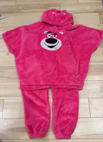 랏소 플리스 룸웨어 핑크 상의 M 하의 L