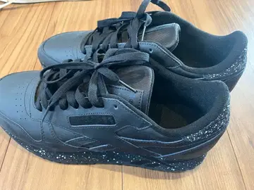 Reebok 블랙 스니커즈 11 (US) 클래식 레더 29cm