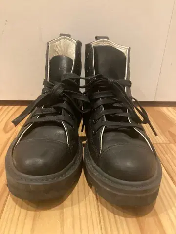 CONVERSE 가죽 스니커즈 US4/JPN23