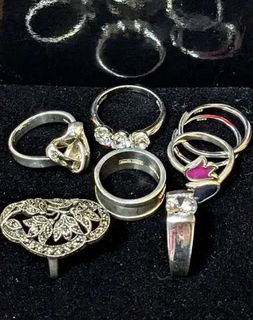 SILVER 925 반지 세트