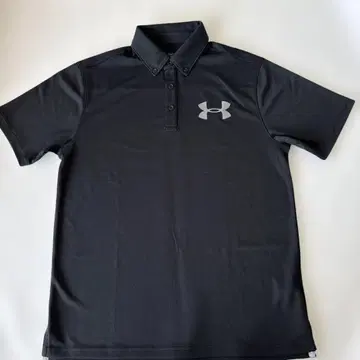 UNDER ARMOUR 블랙 피케 셔츠 M