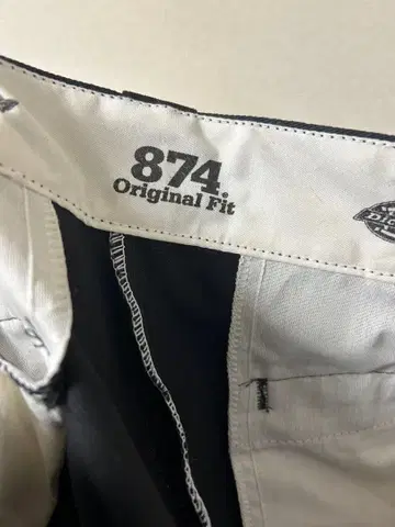 874 오리지널 핏 블랙 워크 팬츠 W34 L32