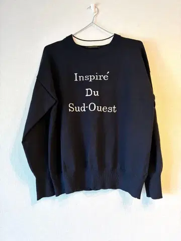 밴야드 스톰 자카드 로고 니트 네이비 사이즈 1