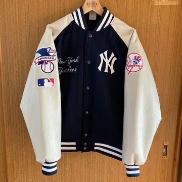바시티 자켓 네이비/화이트 양키스 자켓 오타니 쇼헤이