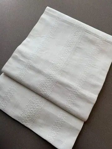 나고야 오비 하카타 화학 섬유 화이트