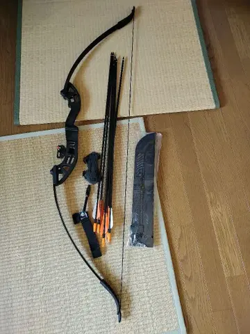 리커브 보우 아처리 활과 화살 6개 세트