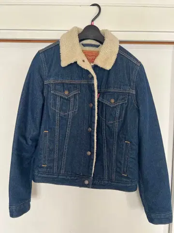 Levi's 보아 카라 부착 데님 자켓 여성용