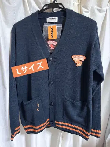 하이큐 카라스노 고교 배구부 남성용 가디건 L 택 포함 [ 당일 발송 ]