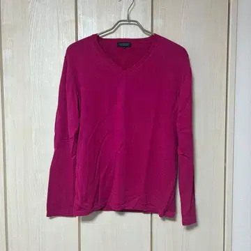 나노 유니버스 V넥 니트 L 핑크