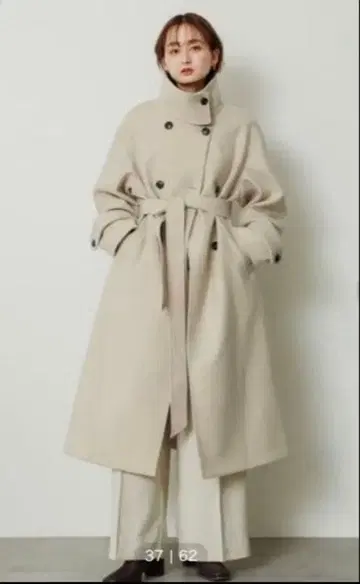 센스 오브 플레이스 by URBAN RESEARCH 스탠드 카라 롱 코트