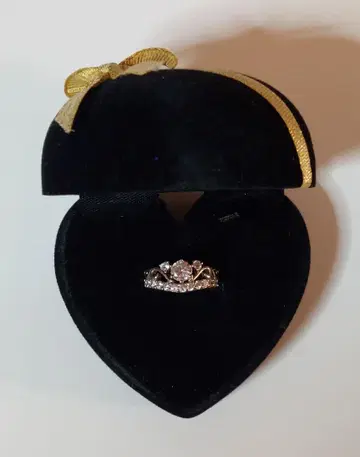 큐빅 지르코니아 티아라 반지