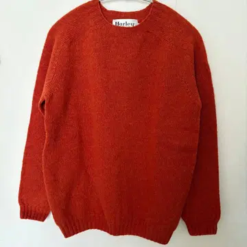 Harley 100% 울 크루넥 스웨터 40