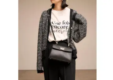 [ 시착만 한 상품 택 포함 ] SNIDEL 니트 트위드 가디건