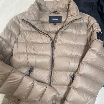 맥케이지 베이지 다운 코트