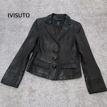 [ IVISUTO ] 이비스토 가죽 테일러드 자켓 양가죽 천연 가죽